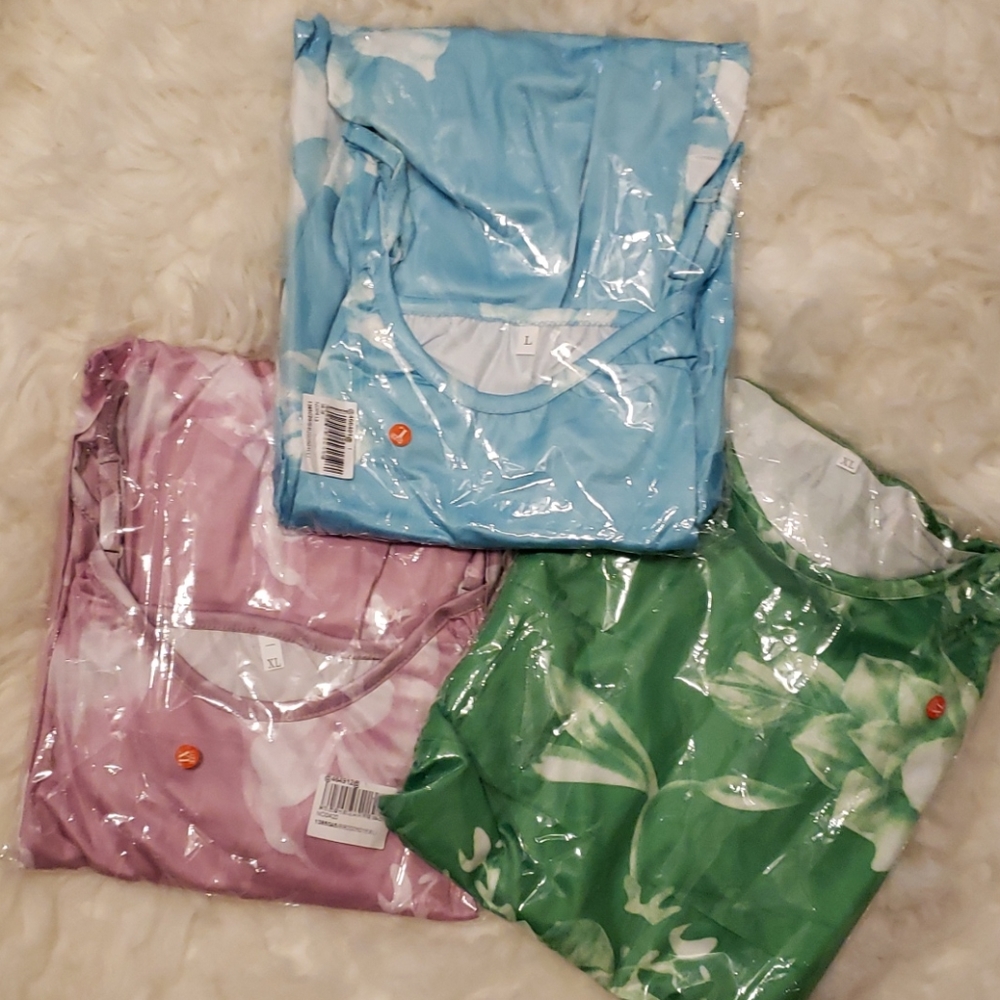 NEW Summer Flowing Maxi Lake Blue FloRAL - Picture 2 of 8